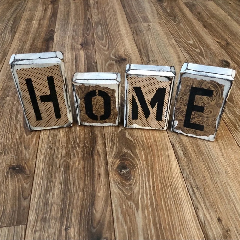 Home Block Sign